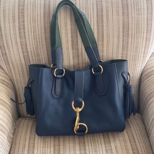 Rebecca Ray Leather & Suede Purse